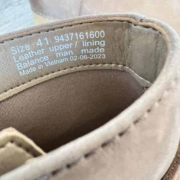 Dansko Boots Womens Size 10/41 Brook Taupe Burnished Nubuck Leather Boot - Picture 10 of 16